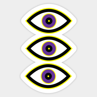 all-seeing eye 02 Sticker